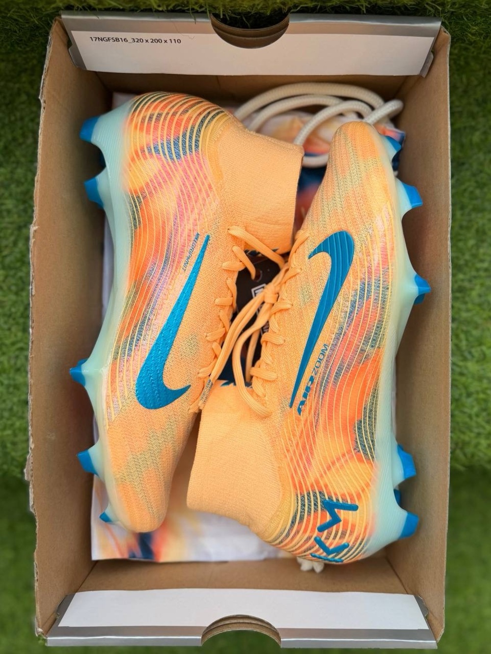 Nike Zoom Mercurial Superfly 10 Elite FG Kylian Mbappé Melon Tint Shoes Brand Ne